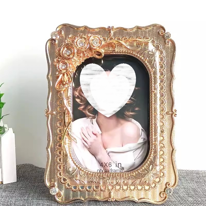 Luxury Lifestyle Picture - Europäischer Stil Moderner Goldener Bilderrahmen, 6-Zoll