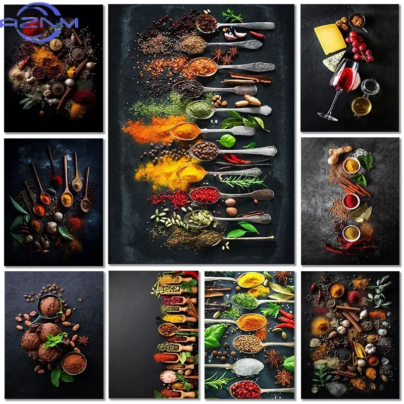 Luxury Lifestyle Picture - AZNM AZNM Moderne Kochkräuter Gewürze Sushi-Utensilien
