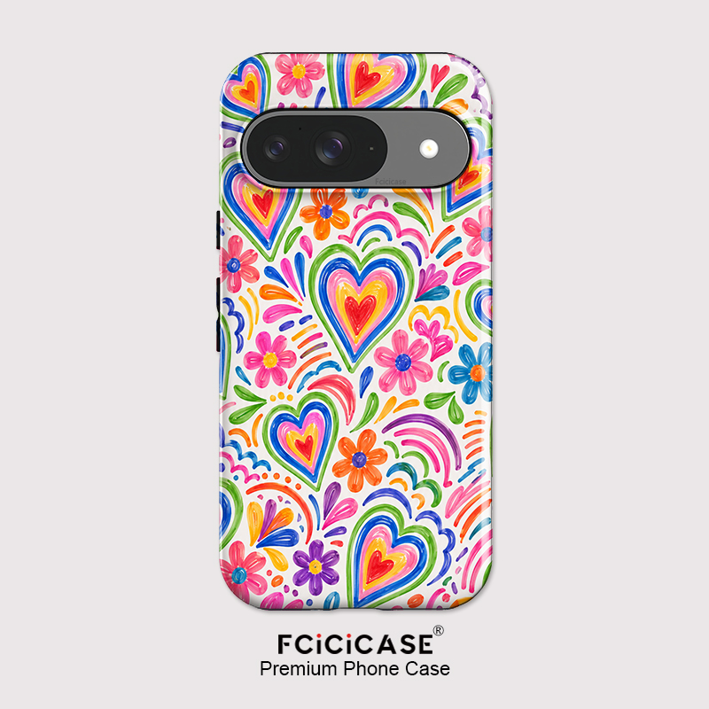 Google Pixel 9 - Fcicicase für Pixel 10A Love Heart