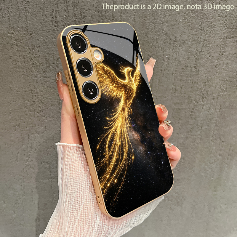 Samsung Galaxy A55 - 2D Phoenix-Muster Fließendes Licht Handyhülle für