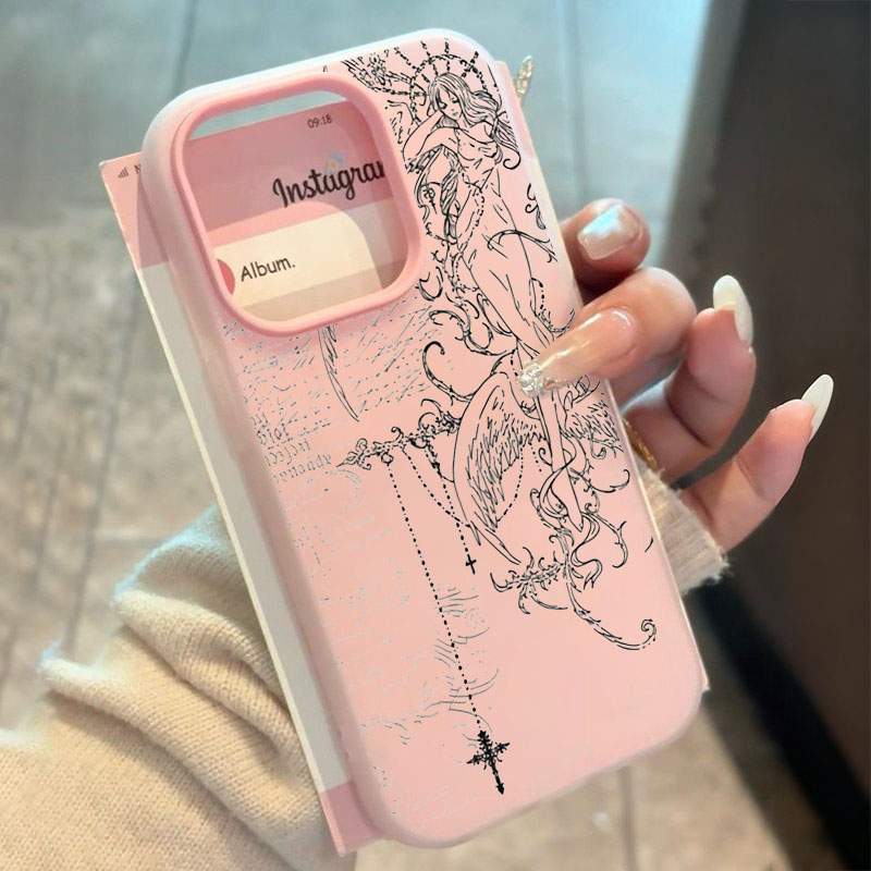 Gothic-Stil Engel Kreuz Linien – Samsung Galaxy A55 Bewertung und Preis