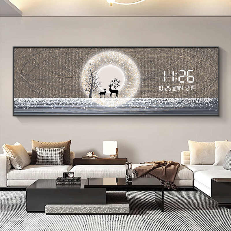 Luxuriöses Elch-Motiv Wohnzimm – Luxury Lifestyle Background Bewertung und Preis