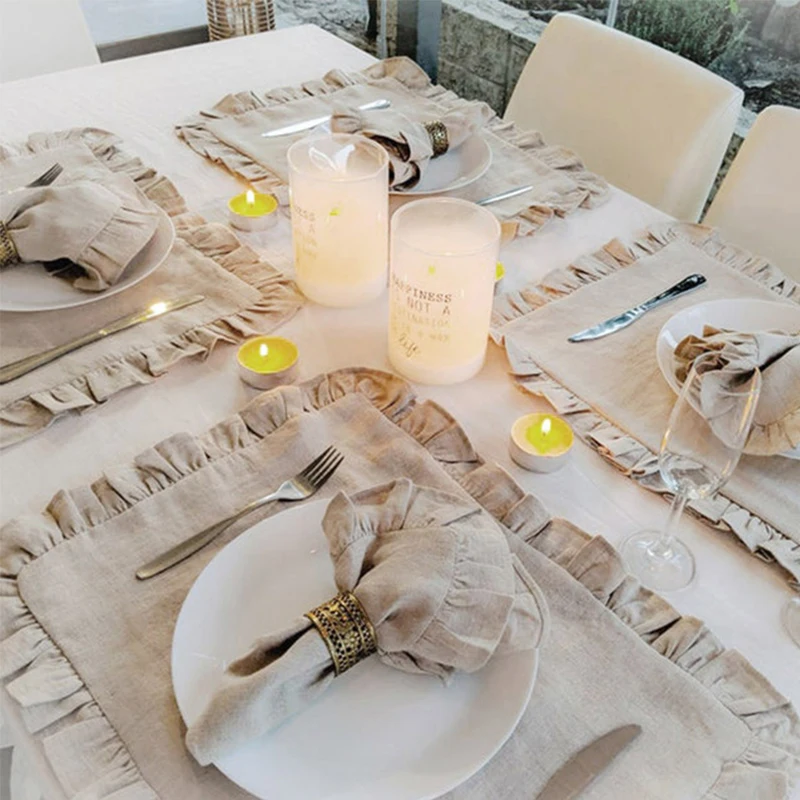 Set aus 6 100% Leinen-Serviett – Linen Napkin Set Bewertung und Preis