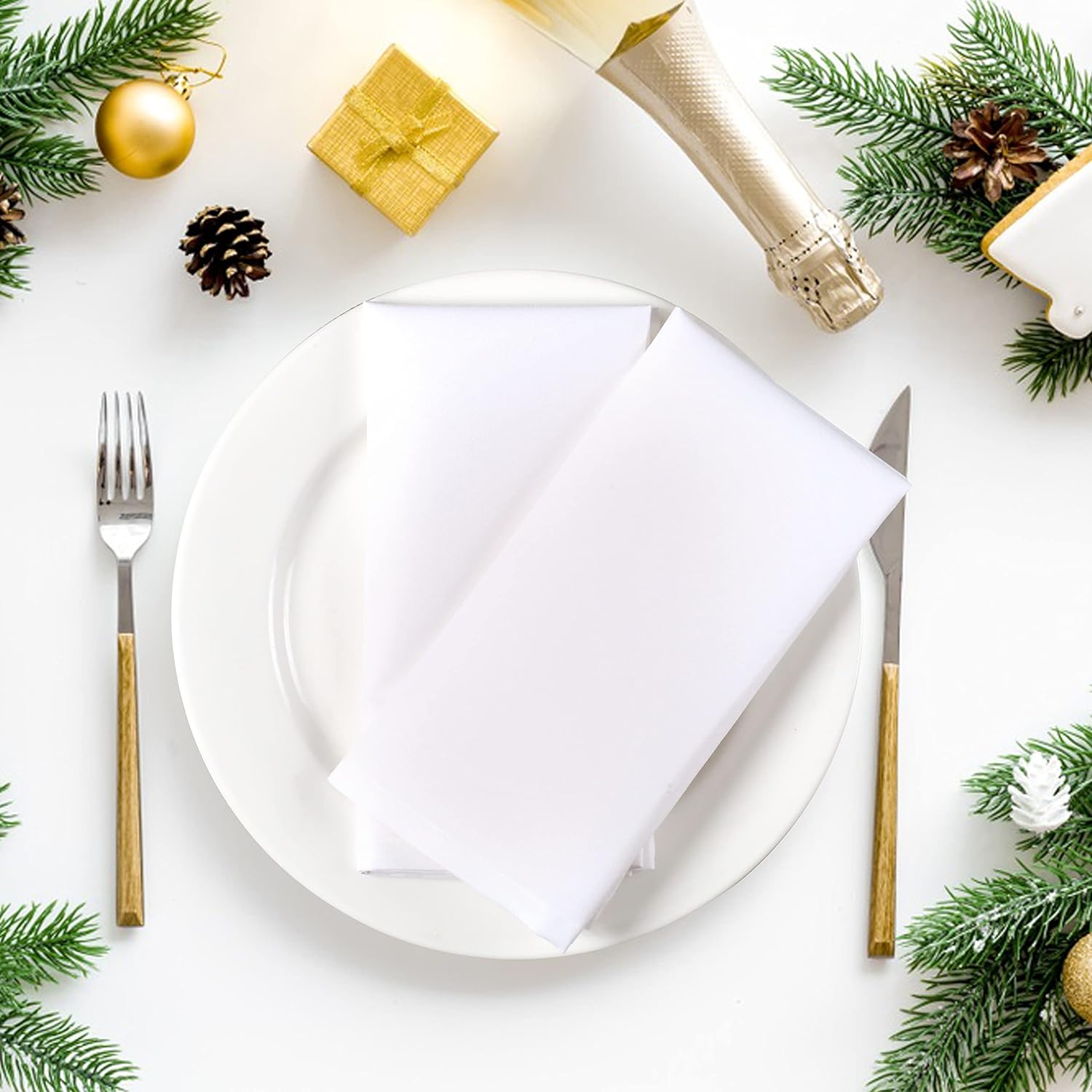 6 Stück Dinner-Servietten aus  – Linen Napkin Set Bewertung und Preis